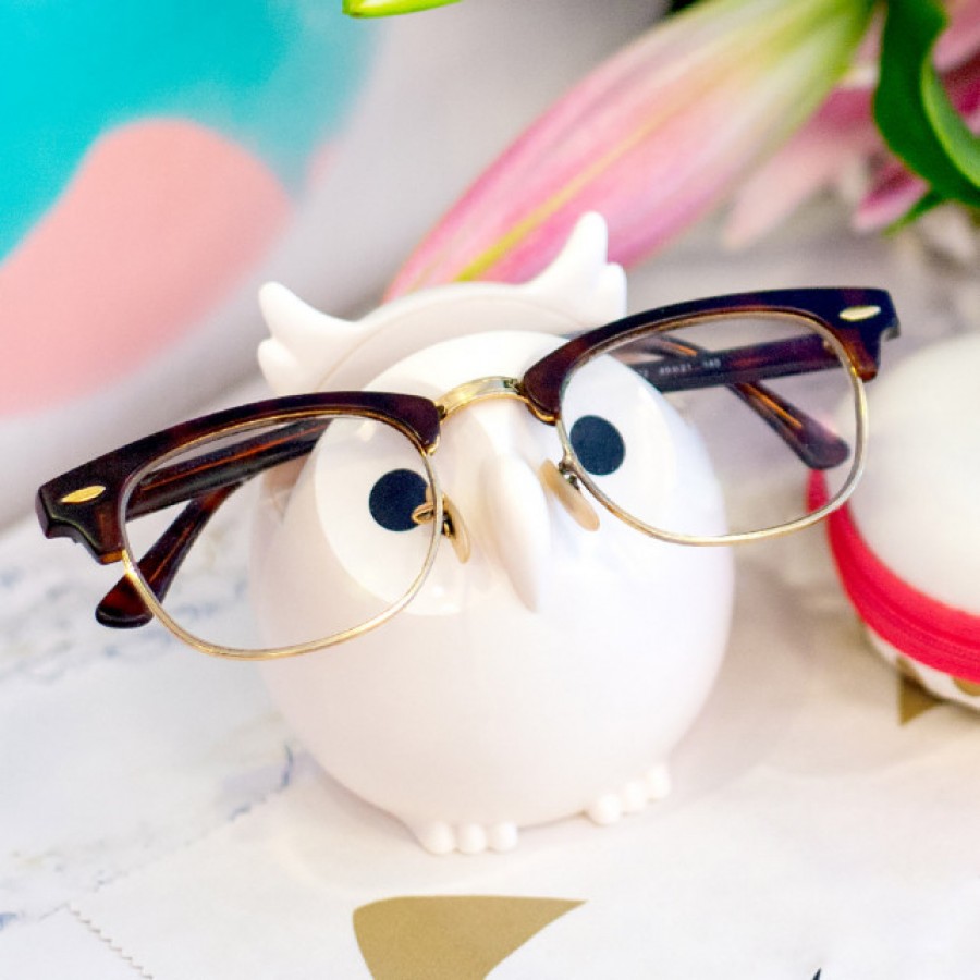 Βάση Γυαλιών Pylones Owl Λευκή Gadgets